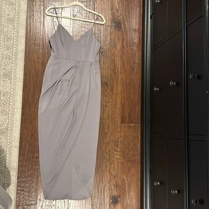 Shona Joy grey cocktail dress size 2